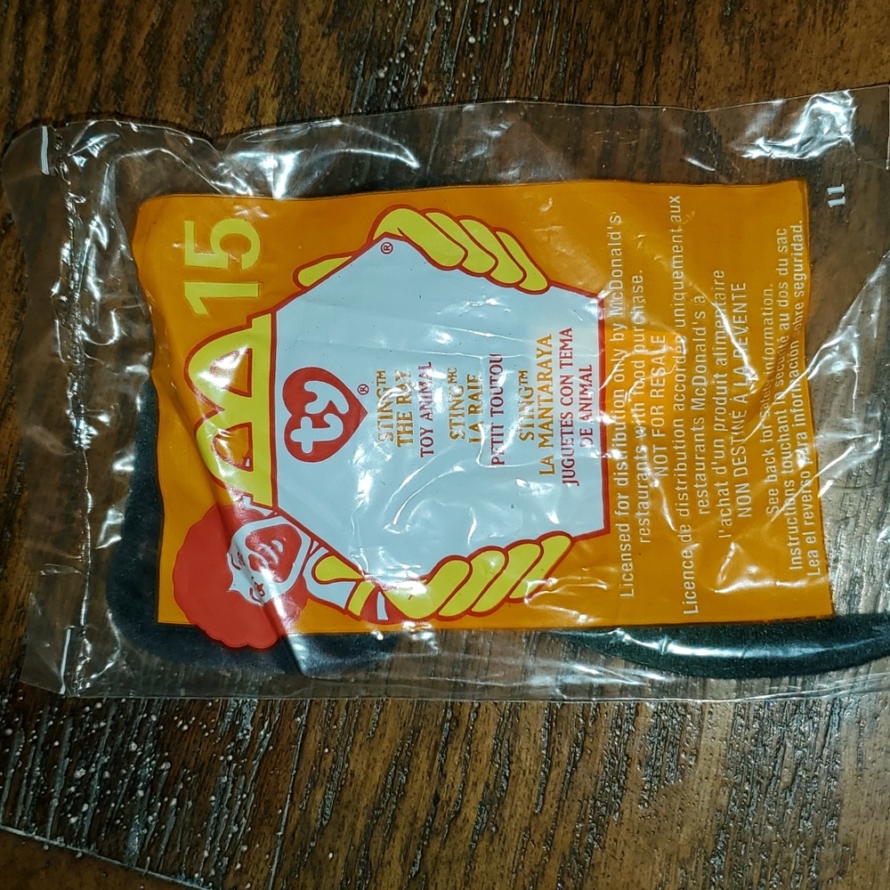 Sting the Ray Teenie Beanie Babies Ty 2000